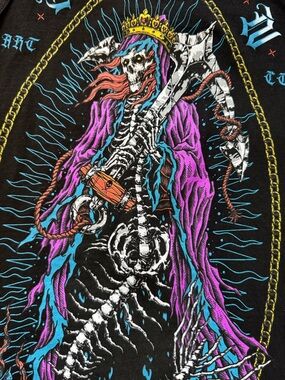 Skull & Co. Black Men's Tank Top with Neon Graphic - Small